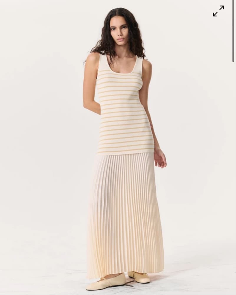 Rag & Bone Millie Striped Maxi Dress - Image 4