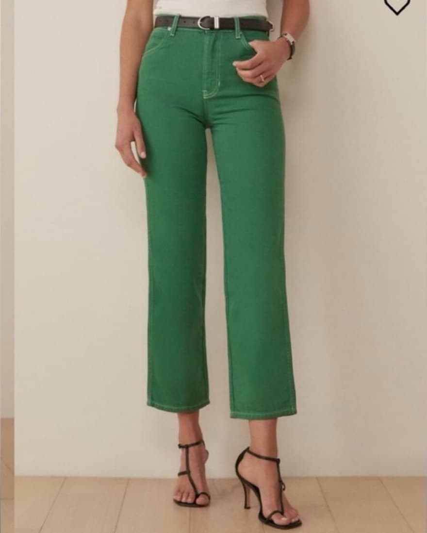 Reformation Green jeans - Image 1