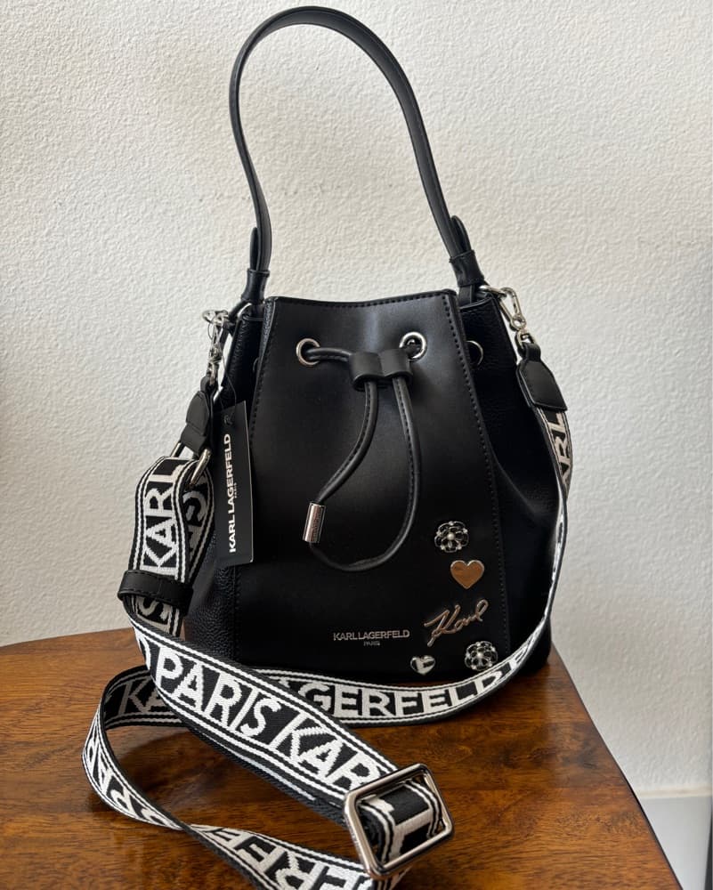 Karl Lagerfeld Crossbody Bucket Bag - Image 2