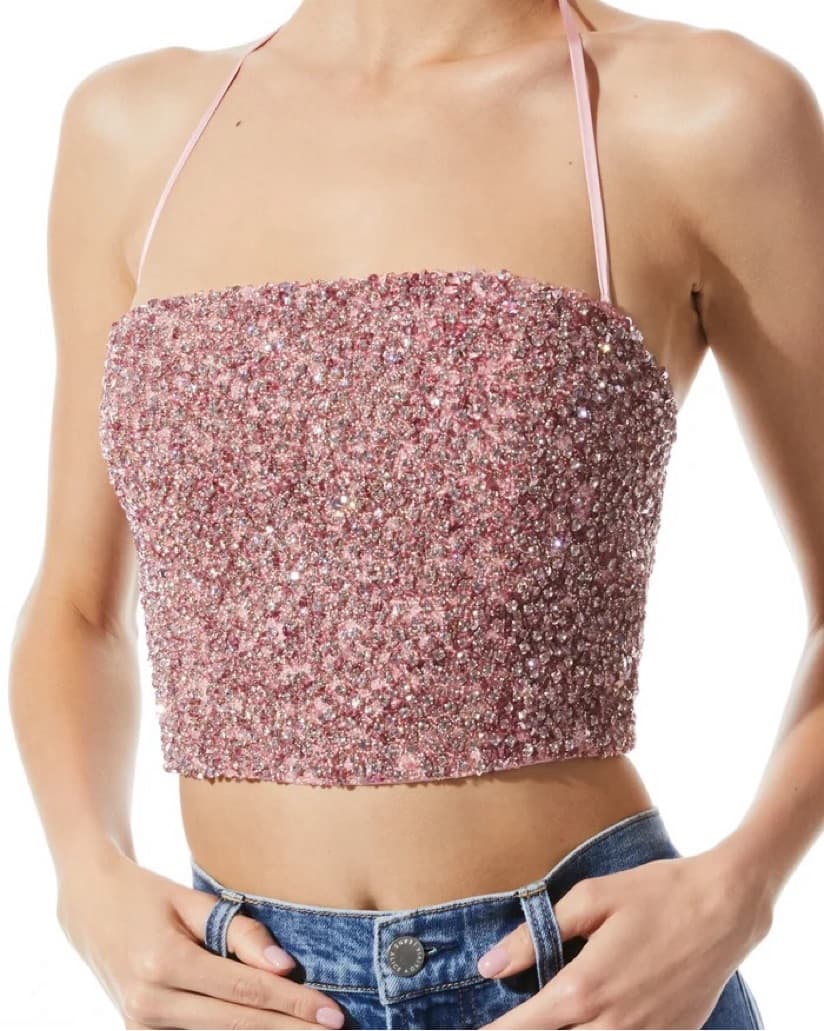Rhinestone Alice&Olivia Bustier - Image 3