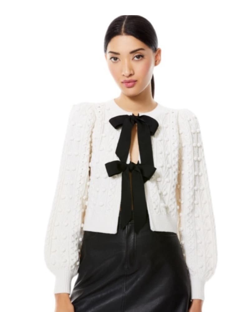 Alice + Olivia Bow Sweater - Image 1