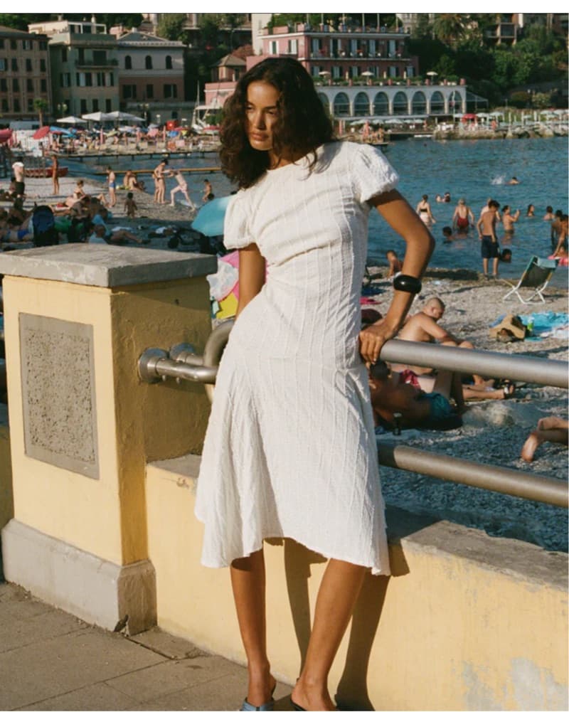 Darling White Midi Dress - Image 5