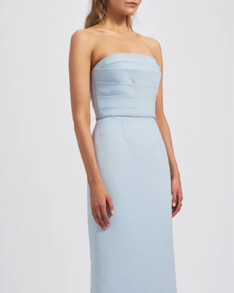 Amsale Black Tie Dress - Image 2