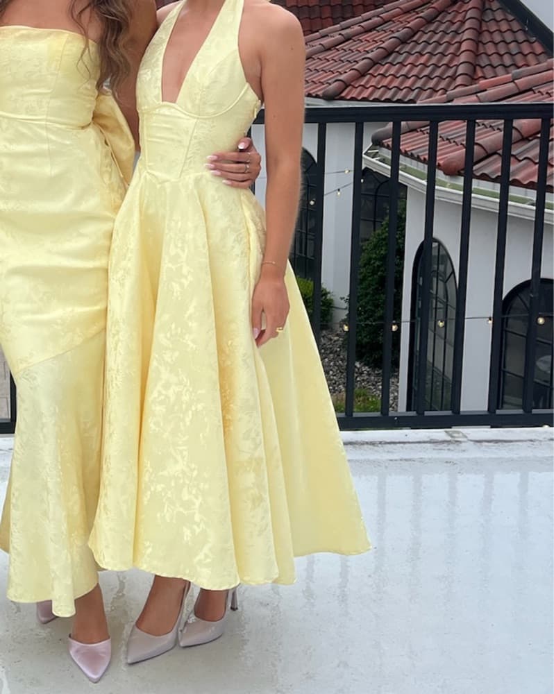 BABY BOO BUTTER YELLOW TULLE DRESS - Image 2
