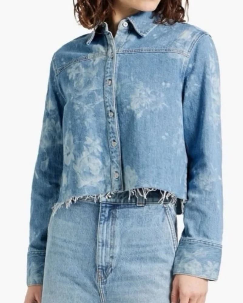 Floral Denim Jacket - Image 2