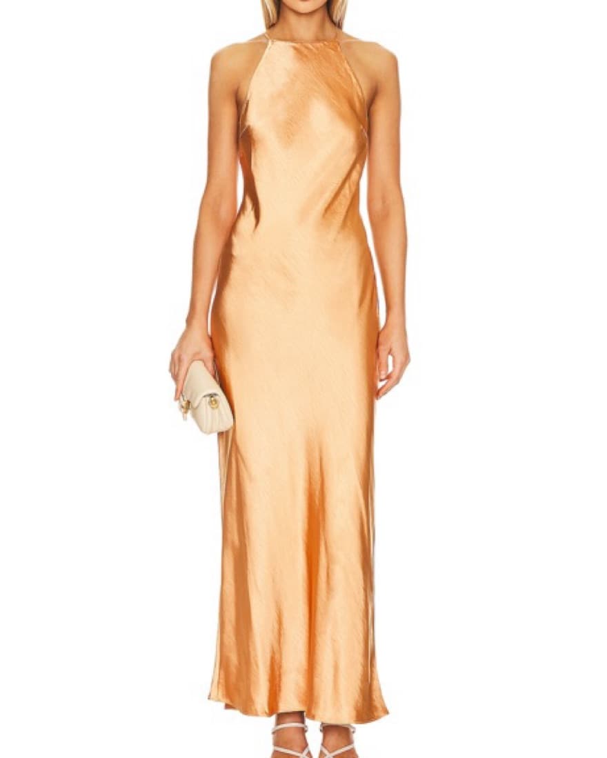 Burnt Orange Revolve Dress - Image 1