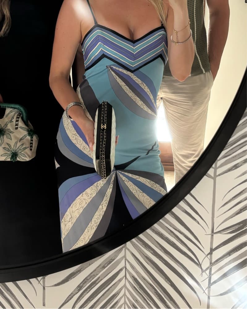 Vintage Blue Pucci Dress - Image 3