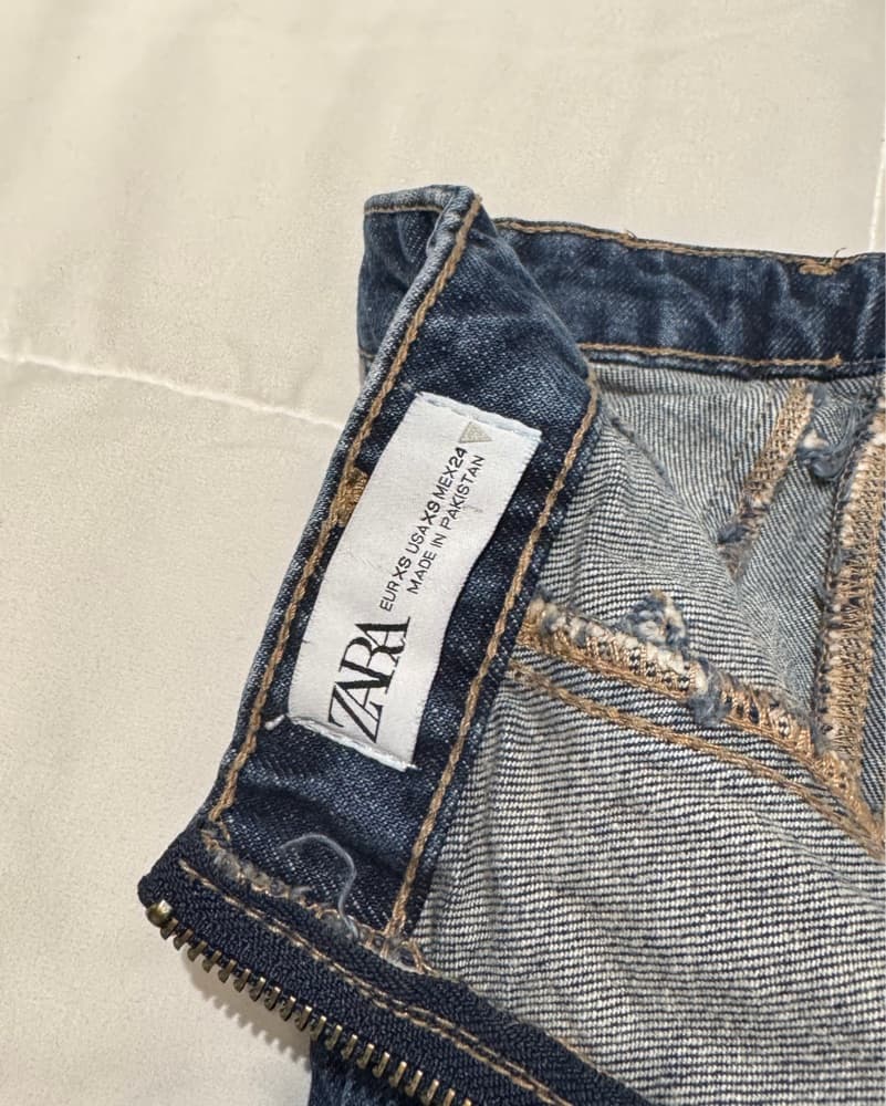 ZARA Jean Corset Top  - Image 5