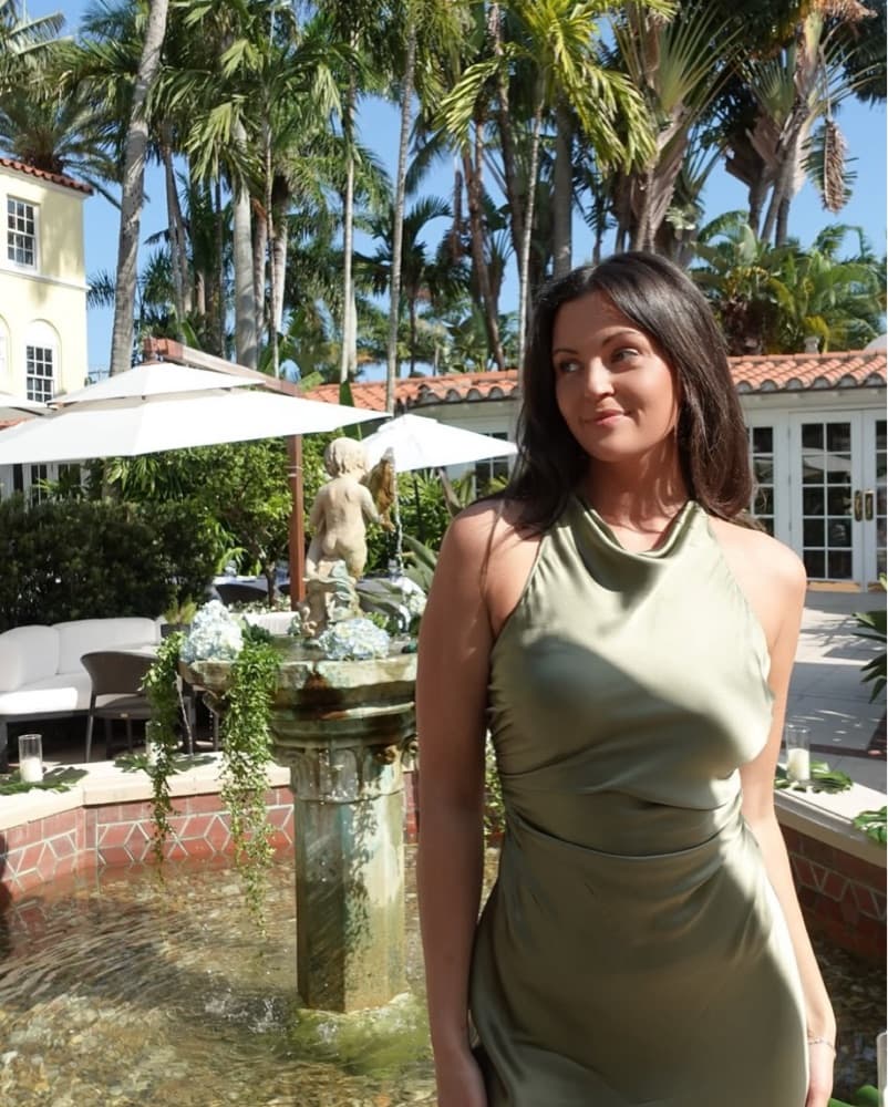 Reformation Casette Silk Dress - Image 3