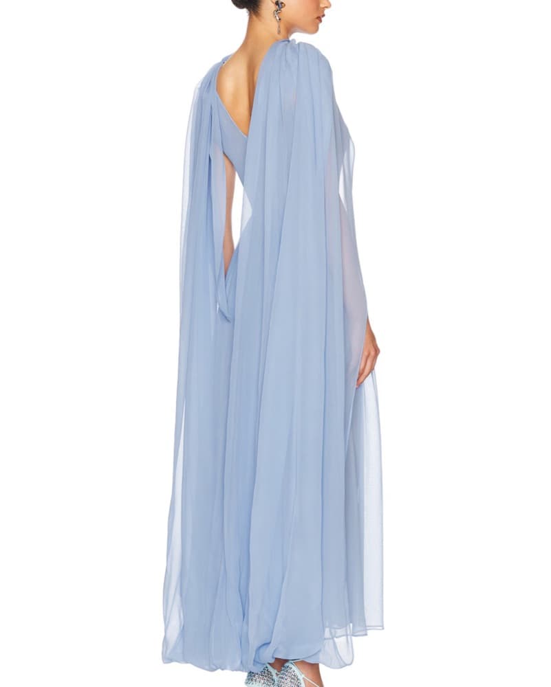 Helsa The sabine Dress In Silk Chiffon - Image 3