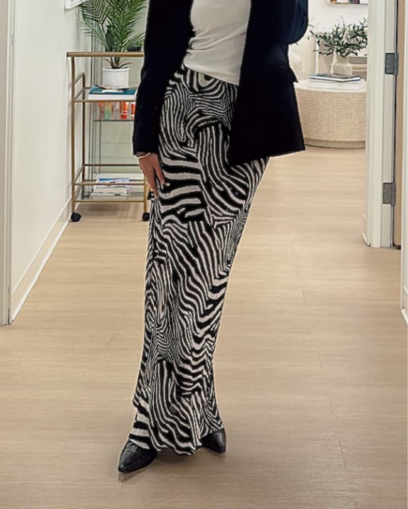 zebra maxi skirt - Image 1