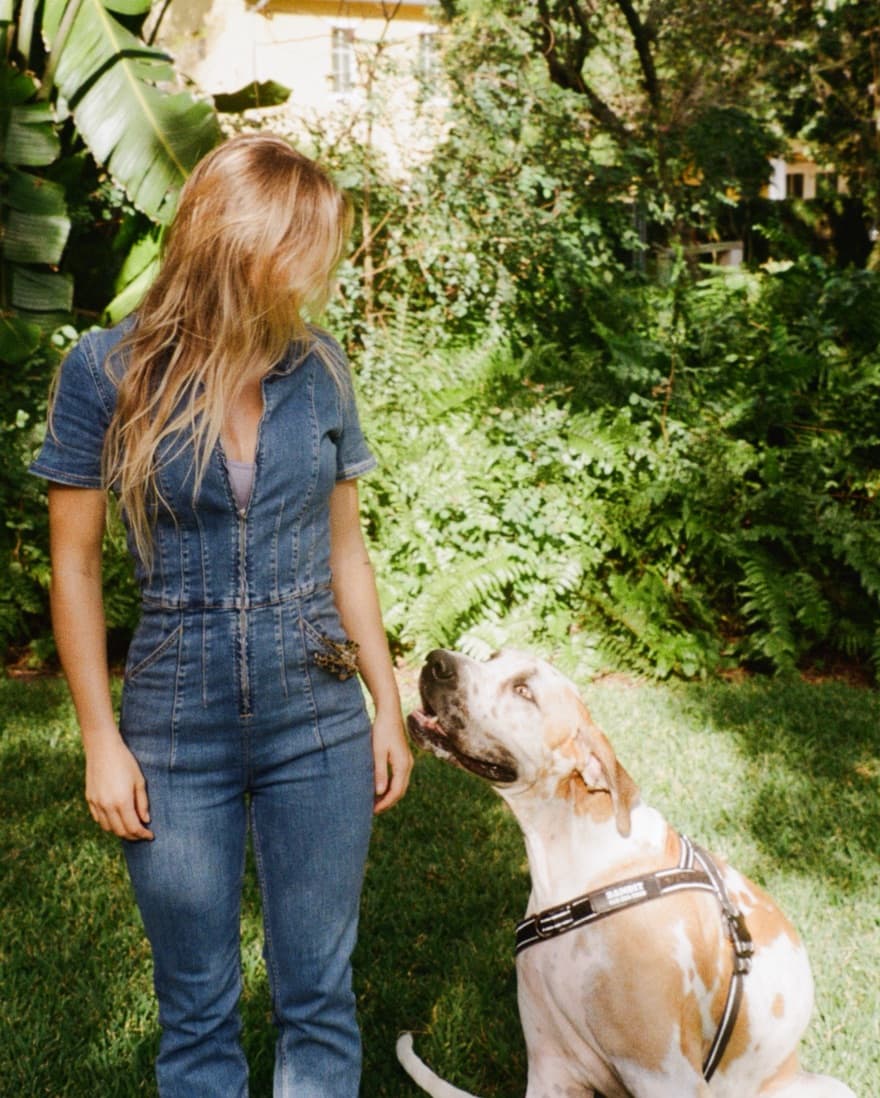 Free People Denim jumpsuit - Image 1