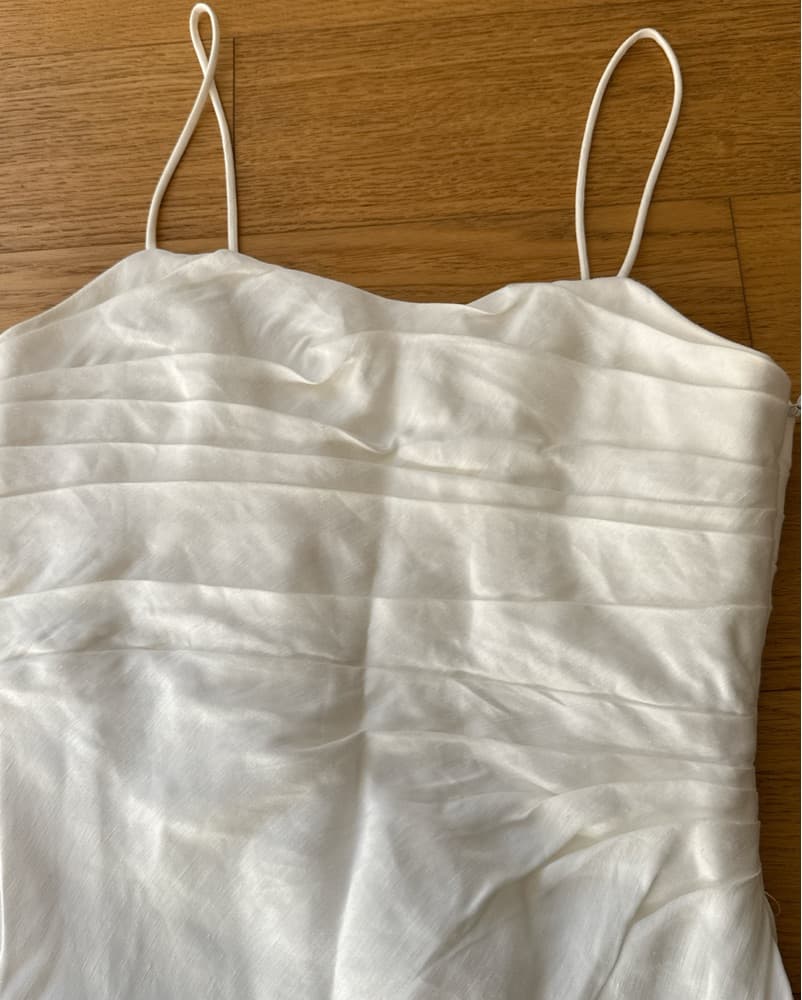 AJE Clarice Draped Mini Slip Dress - Image 3