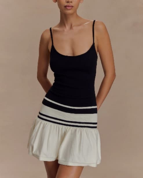 Meshki Knit Mini Dress - Image 3