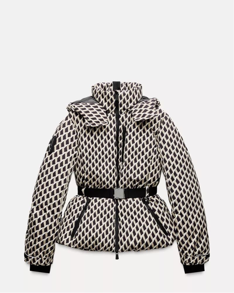 Zara Patterned Ski Down Jacket/Pants - Image 2