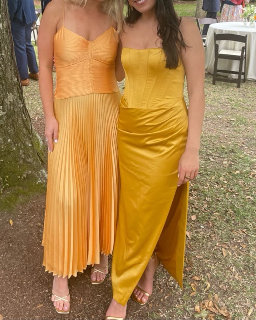 Bardot Everlasting Dress In Marigold - Image 4