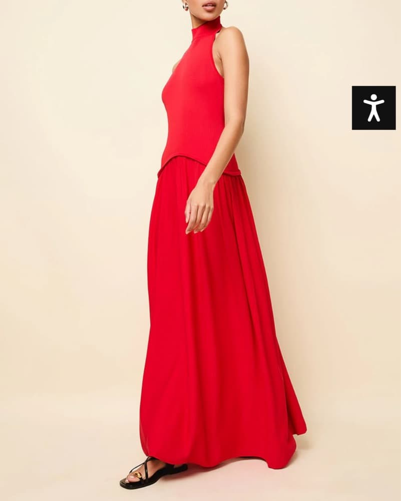 Solid & Striped Halter Soglio Dress  - Image 5
