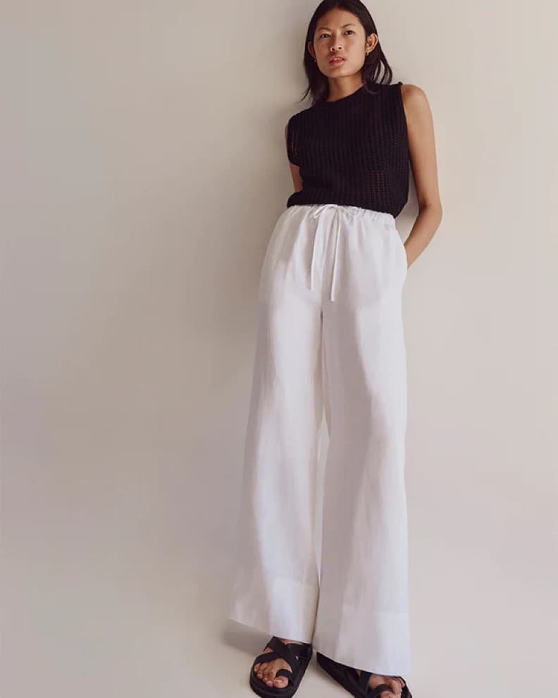 Linen Drawstring Pant - Image 3