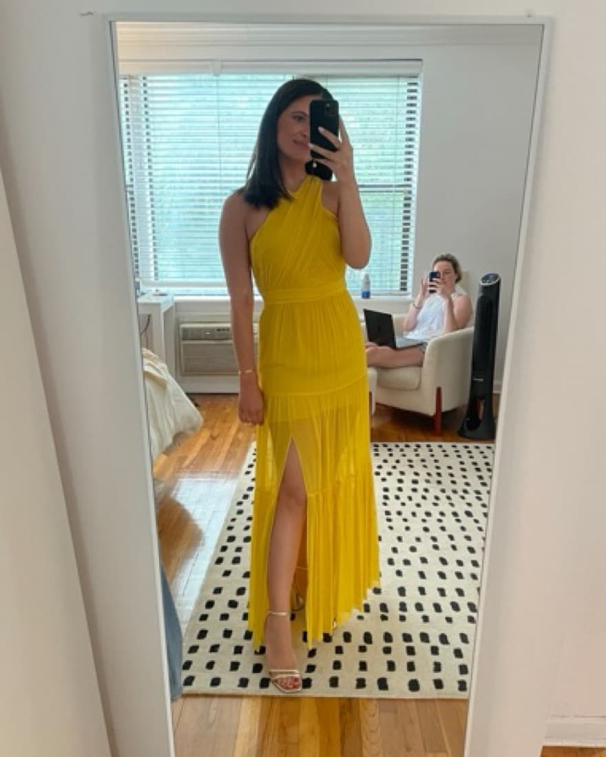 Veronica Beard Yellow Long Dress - Image 2