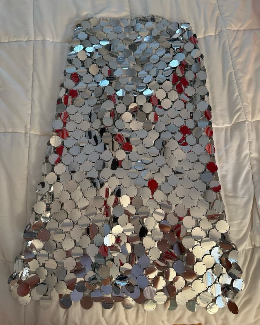 maxi sequin skirt - Image 1