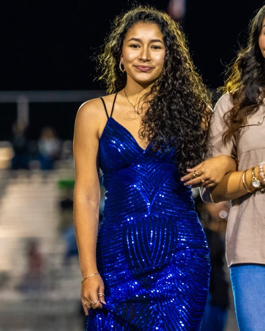 Blue Prom Dress - Image 4