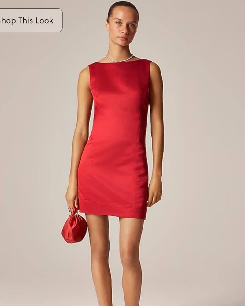 Jcrew scoopback mini dress - Image 1