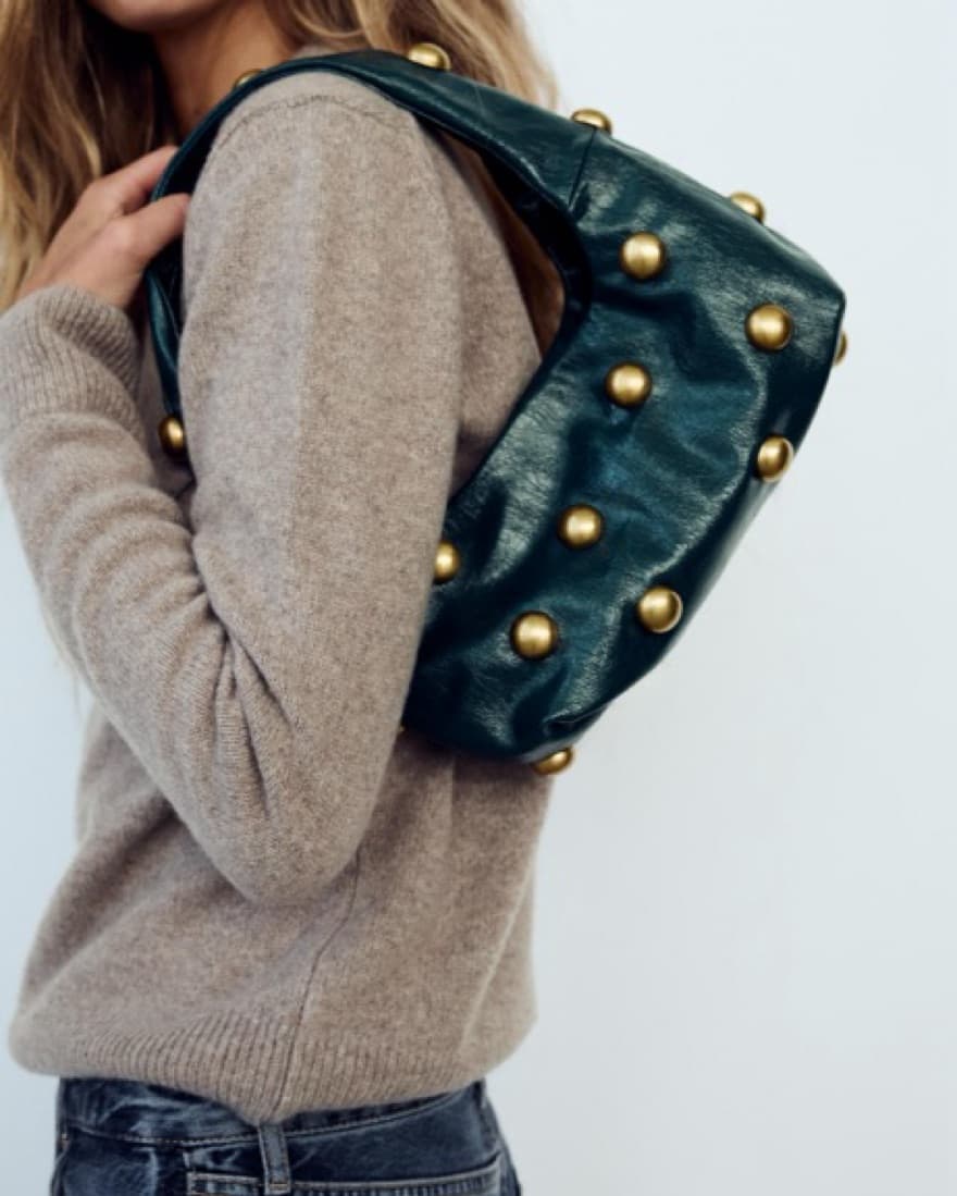 Embellished Shoulder Bag - Image 1