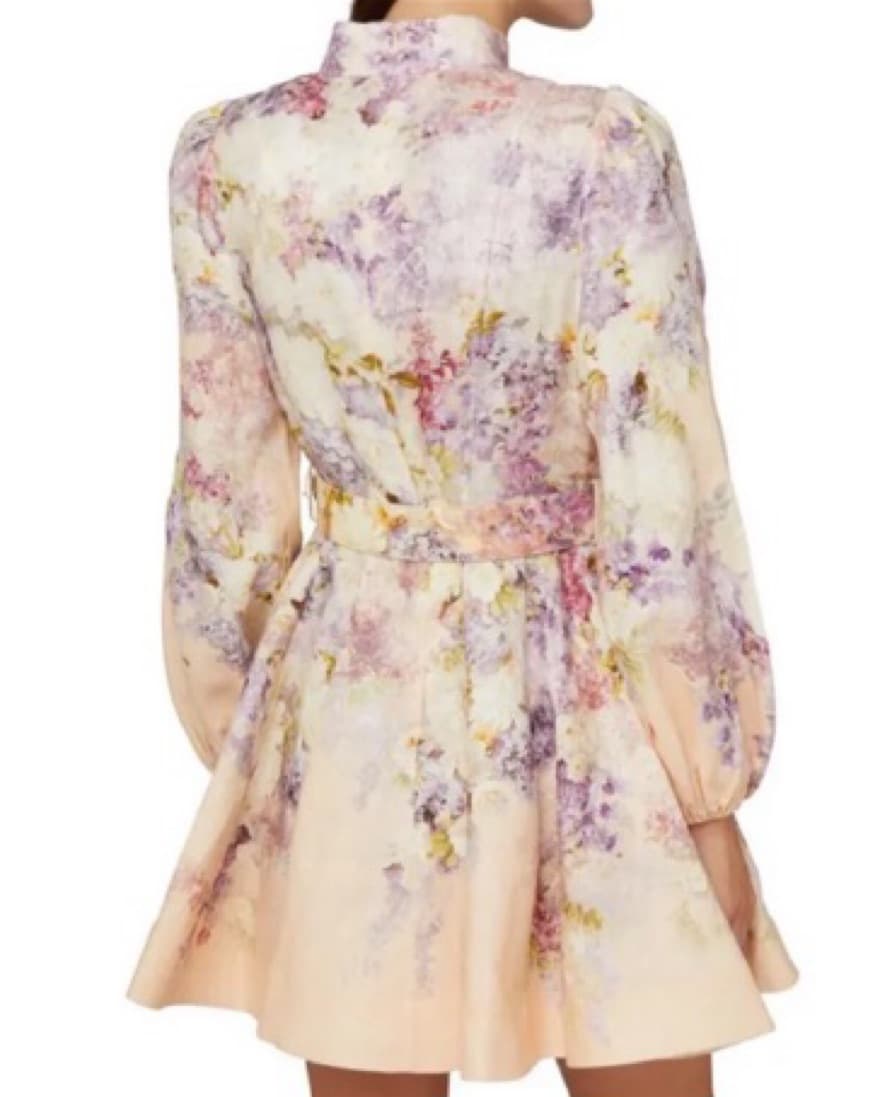 Zimmermann Lyrical Belted Mini Dress - Image 2