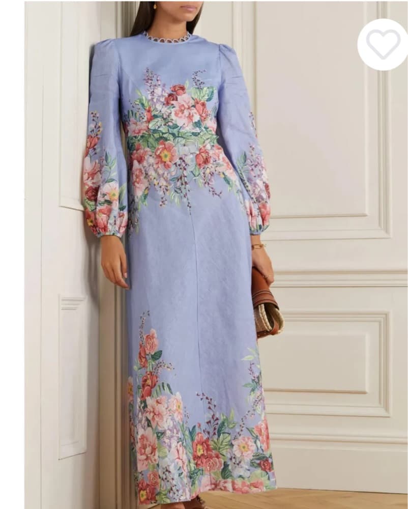 ZIMMERMANN THE BELLITUDE FLORAL LONG DRE - Image 1