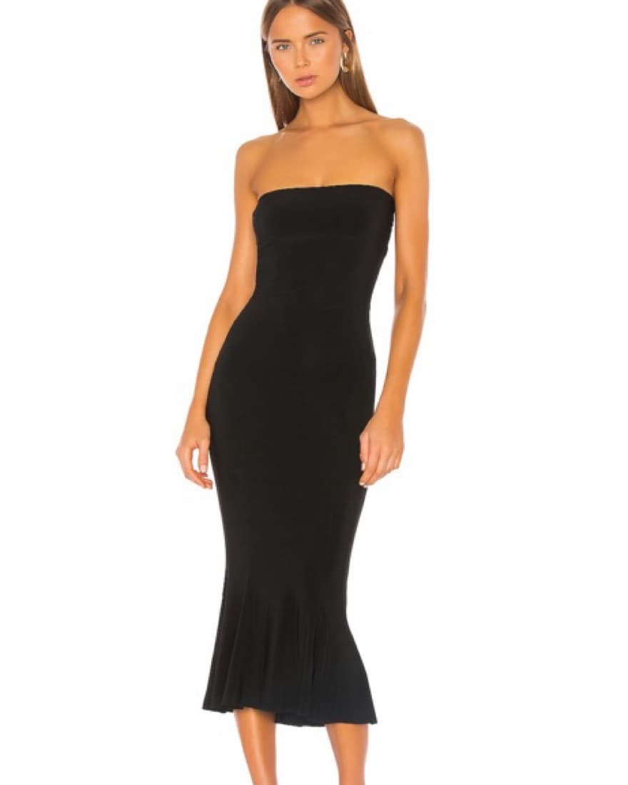 Norma Kamali Strapless Fishtail Dress - Image 1