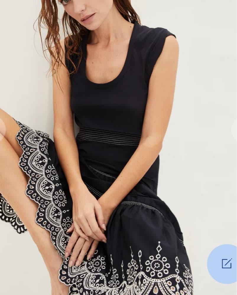 Veronica Beard eyelet Dress  - Image 3