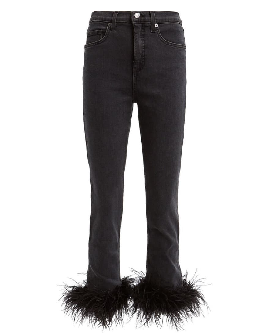 Veronica Beard Feather Jeans - Image 1