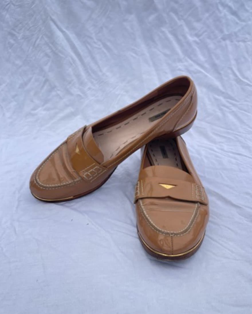 Miu Miu Patent Leather Loafers  - Image 3