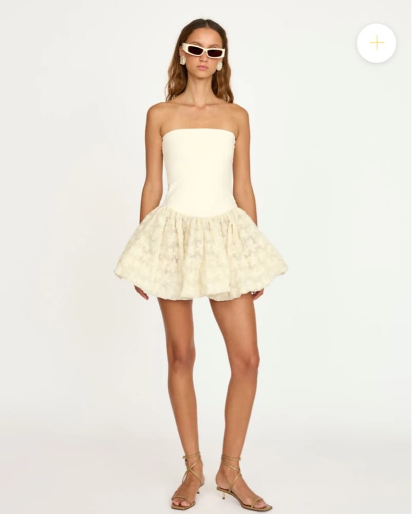 Eliou Carlota Dress in Ivory - Image 1