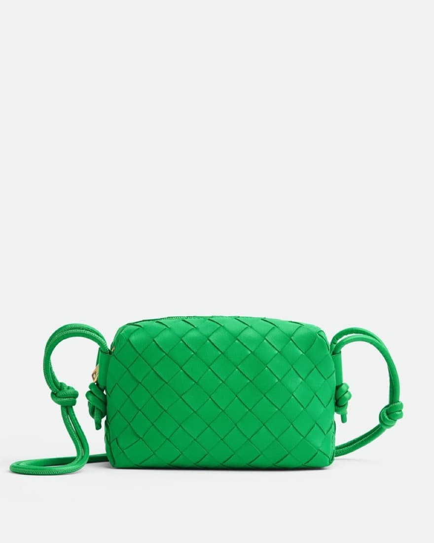 Bottega Veneta Green Mini Loop Bag - Image 1