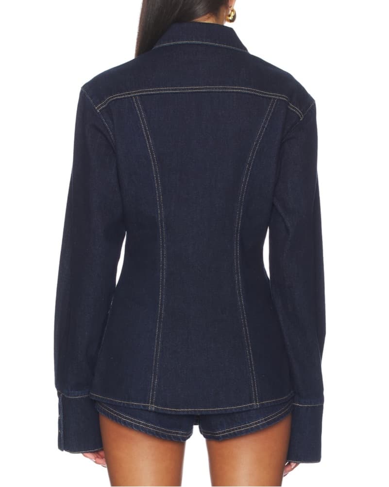 NakedVice The Watson Shirt Dark Indigo  - Image 3