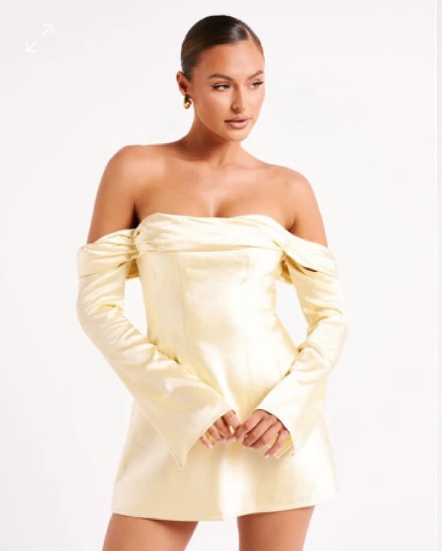 Meshki Off The Shoulder Mini Dress - Image 1