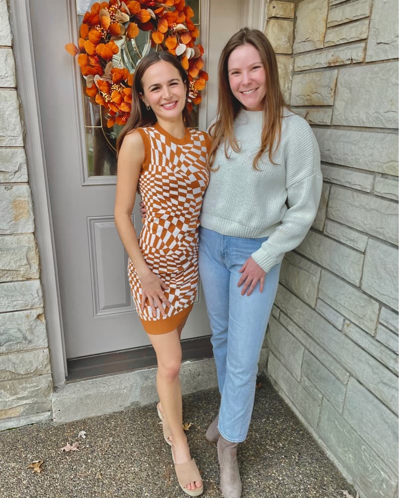 Brown Form Fitting Dress - Image 1