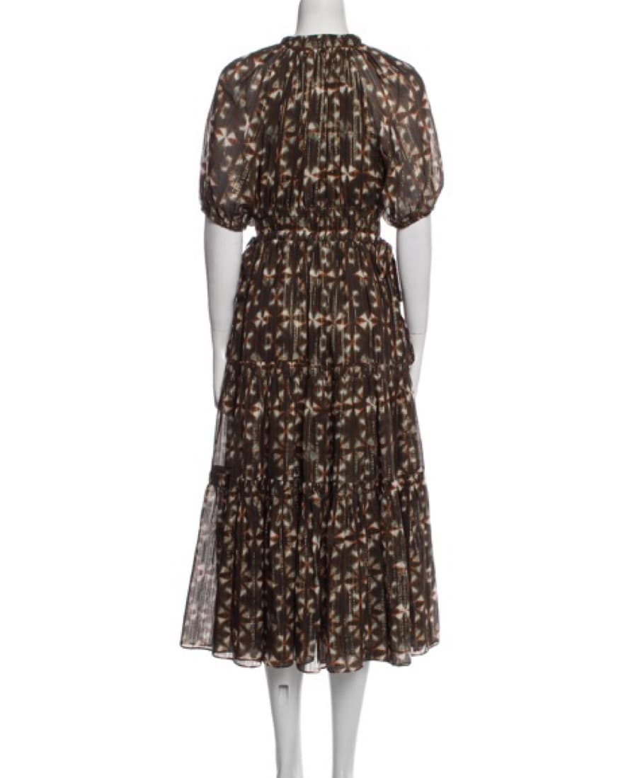 Ulla Johnson Silk Dress Size 4 - Image 2
