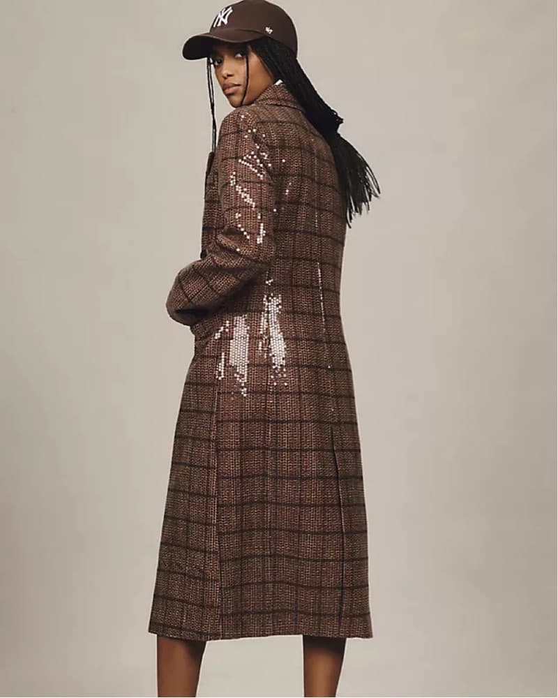 Anthropologie Sequin Coat - Image 2