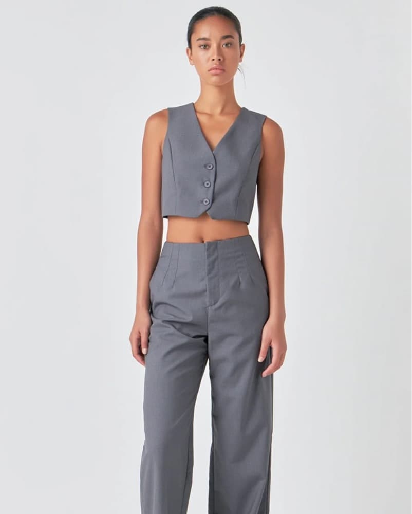 Pull And Bear Grey Set - Image 1