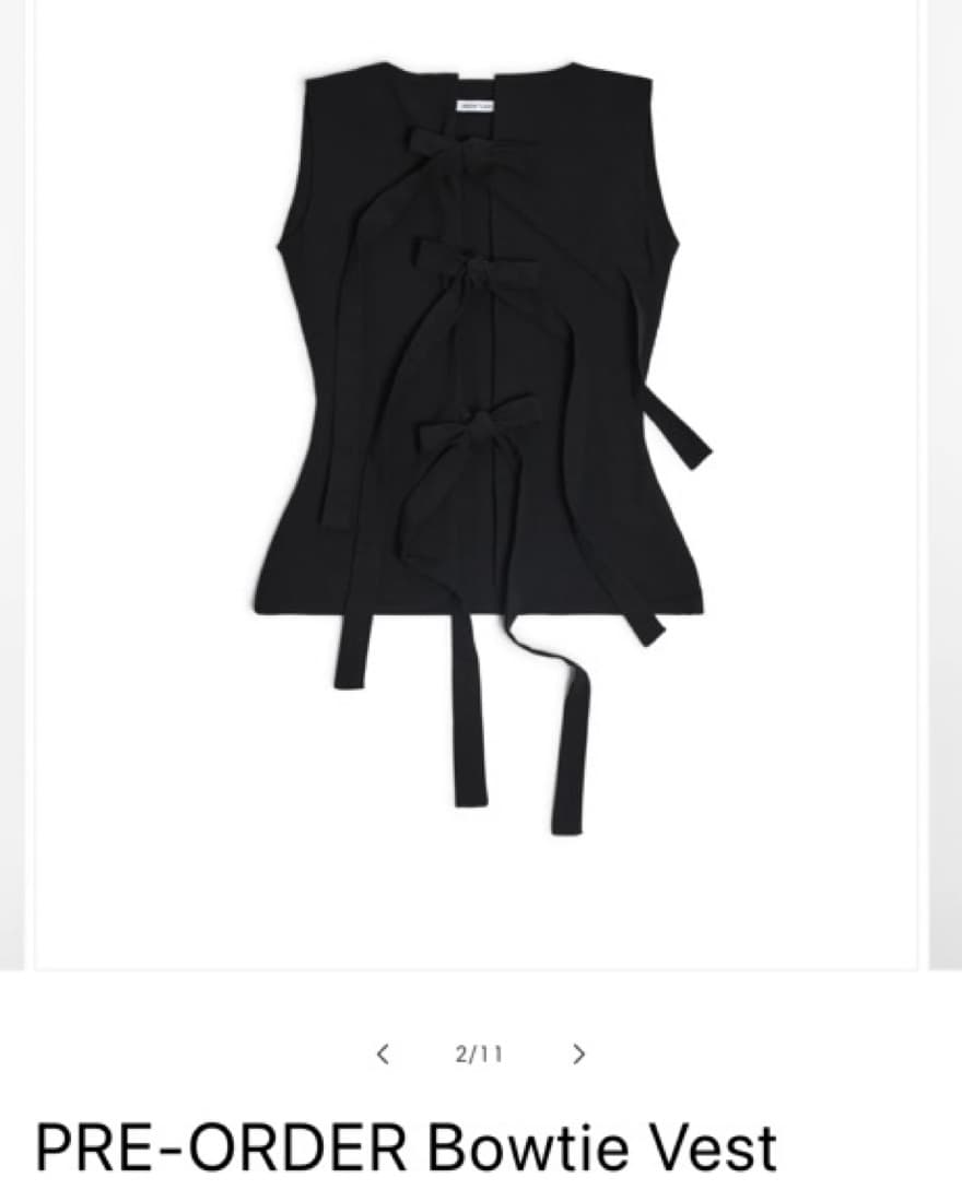 atelier Bowtie Vest  - Image 2