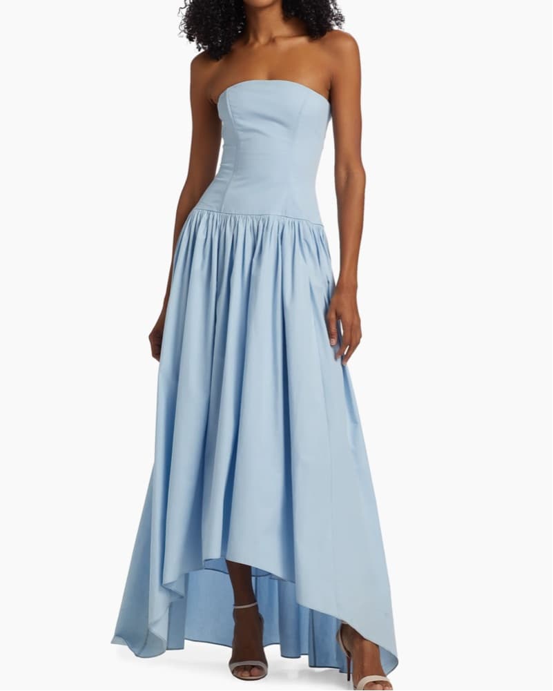 Azeeza Nayara Strapless High-Low Dress - Image 1