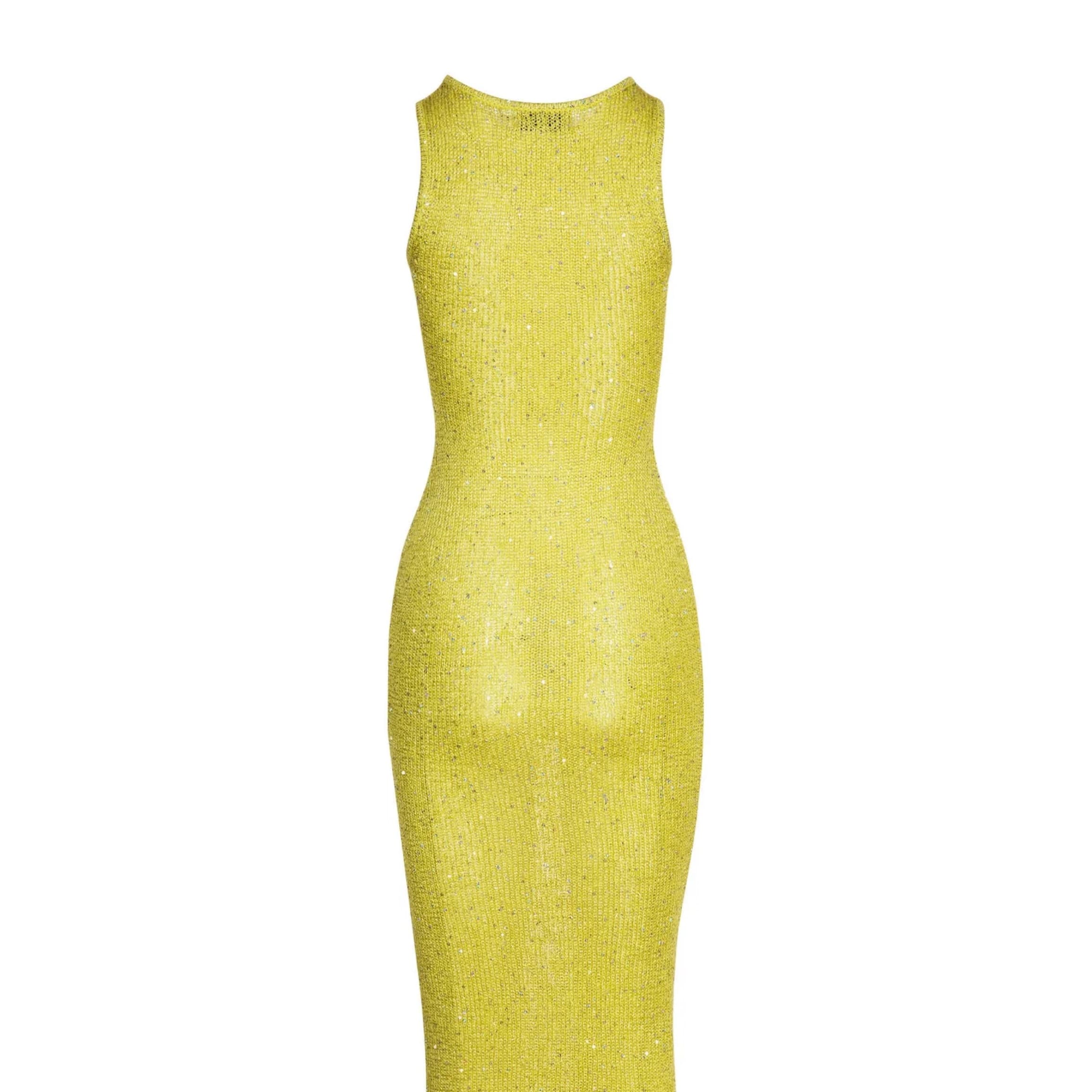 Asta Resort Natalia Dress Chartreuse - Image 3