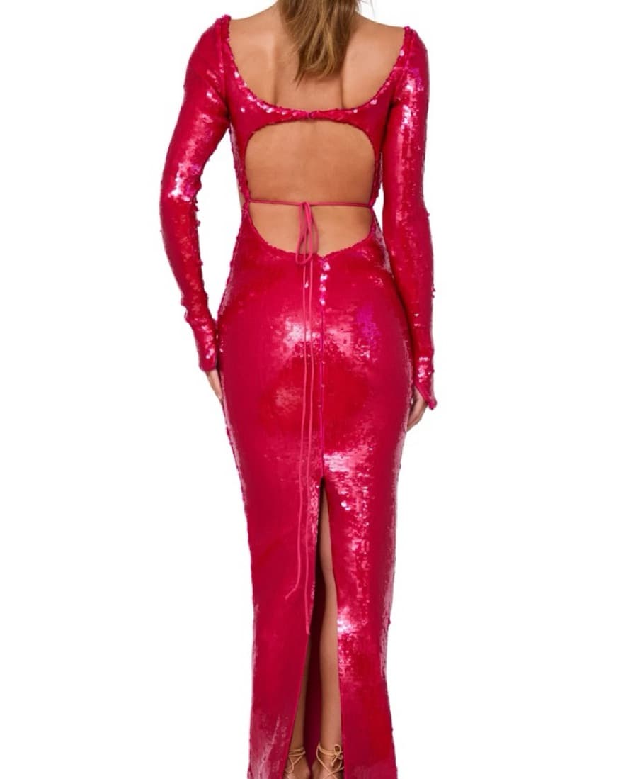 Laquan Smith Gown with Front Cut Out Det - Image 2