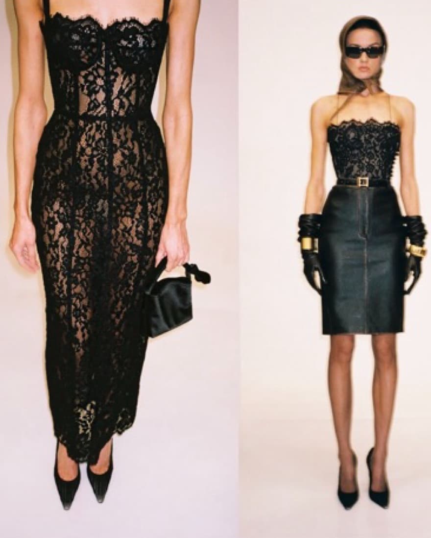 Helsa The Lace Column Dress - Image 5