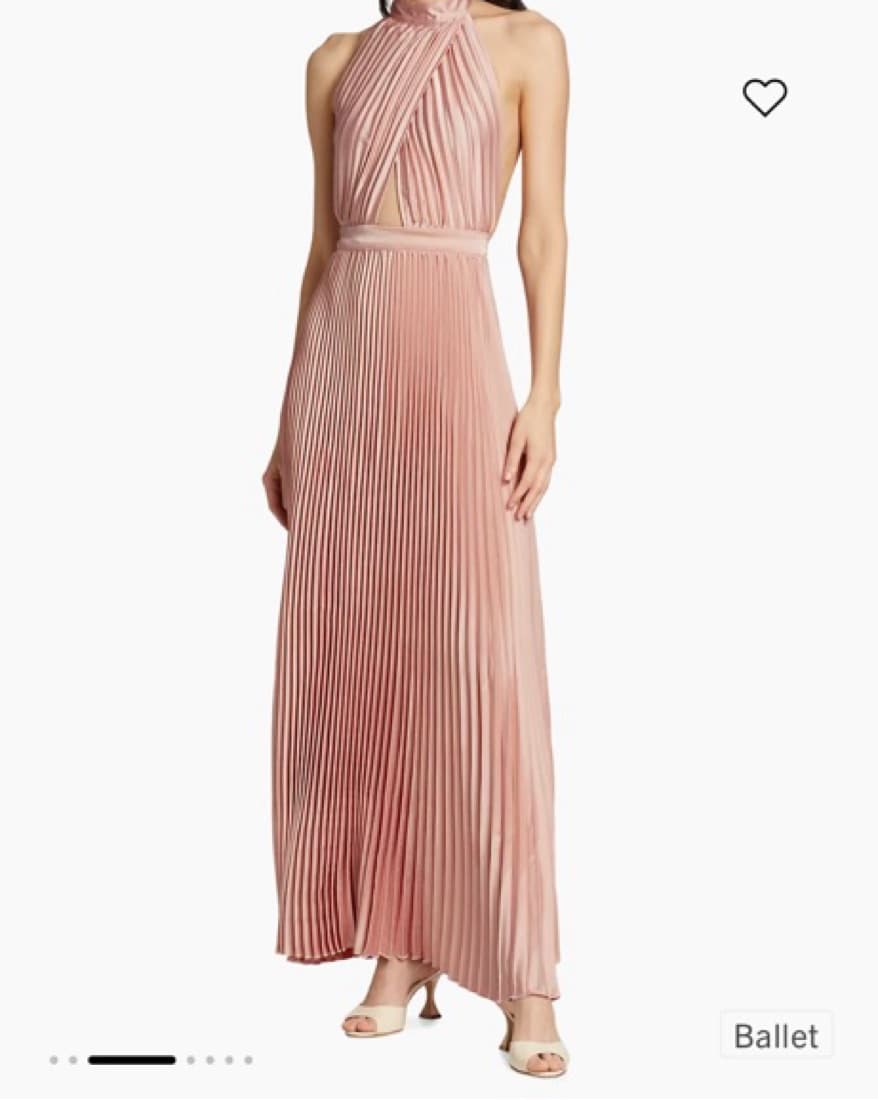 Pink Lidee Long Dress - Image 1