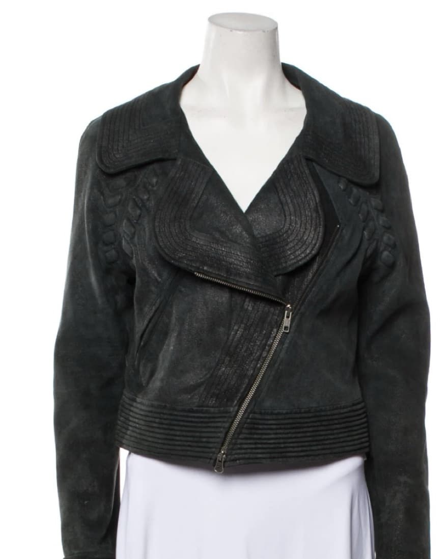 Yigal Azrouël Biker Leather Jacket   - Image 1