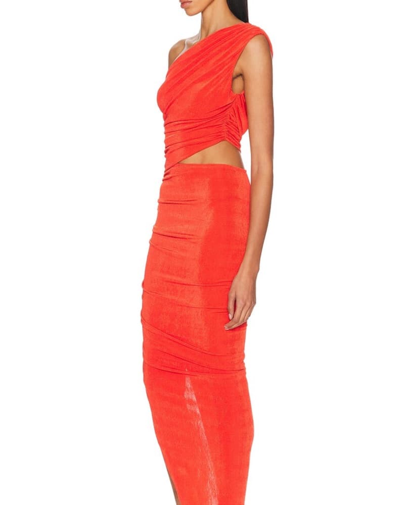 Marianna Senchina Bianca Dress Red  - Image 3
