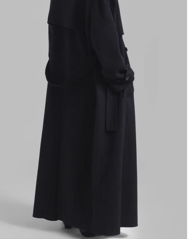 Frankie Shop Viral Soldout Black Coat - Image 3
